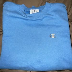 Light blue champion crew neck